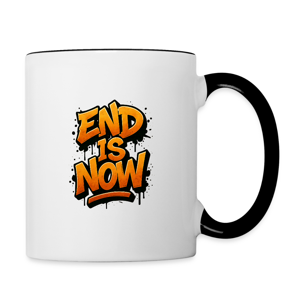 Contrast Coffee Mug - white/black