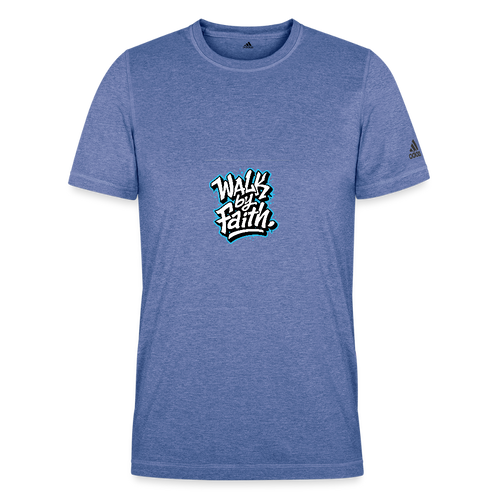 Adidas Men's Recycled Performance T-Shirt - heather royal blue
